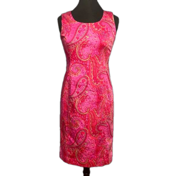 Jones New York Dresses & Skirts - Jones New York Signature Pink Paisley Women’s Dress Size 4